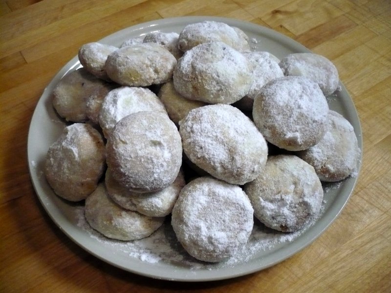 Kourambiedes - řecké cukroví