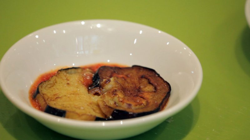 Lilkový crumble s parmezánem
